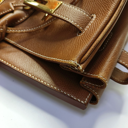 Hermes Birkin 35 Gold Epsom Leather Gold Hardware 1996