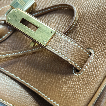 Hermes Birkin 35 Gold Epsom Leather Gold Hardware 1996