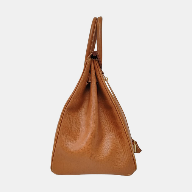 Hermes Birkin 35 Gold Epsom Leather Gold Hardware 1996