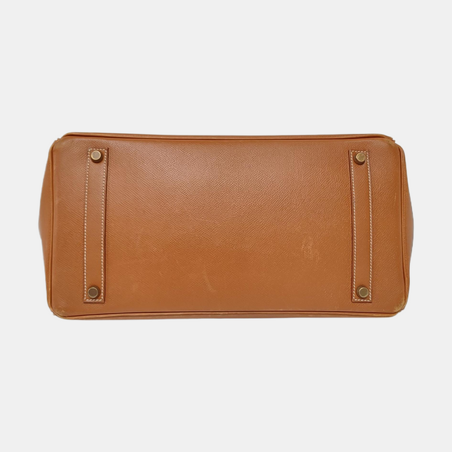 Hermes Birkin 35 Gold Epsom Leather Gold Hardware 1996