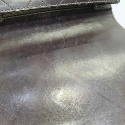 Chanel Kelly Vintage Brown Calfskin Leather Top Handle Bag