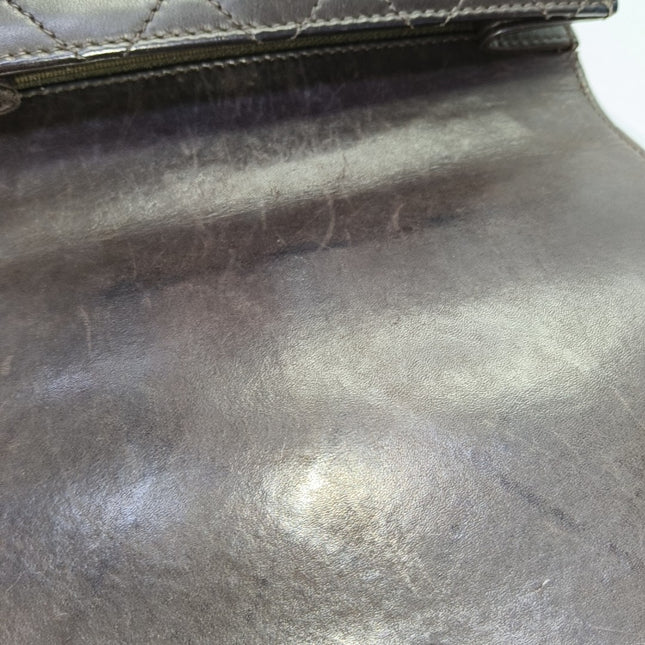 Chanel Kelly Vintage Brown Calfskin Leather Top Handle Bag