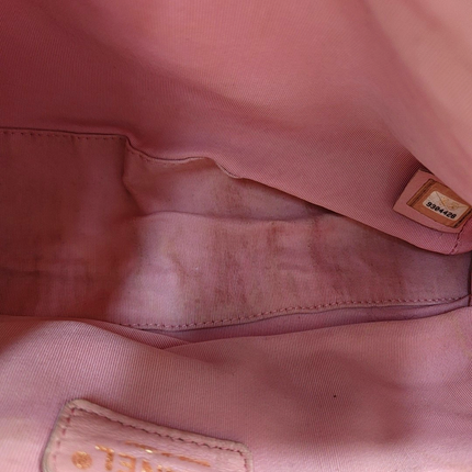 Chanel Boston Bowling Bag Pink Caviar Leather Small Top Handle Bag