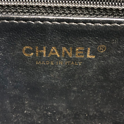 Chanel Mini Beauty Lock Flap Bag Black Lambskin Leather Chain Strap 2017