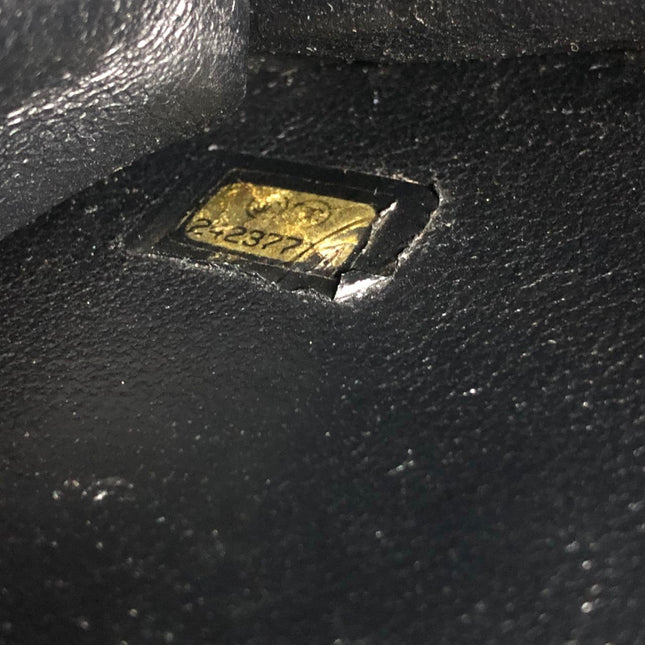 Chanel Mini Beauty Lock Flap Bag Black Lambskin Leather Chain Strap 2017