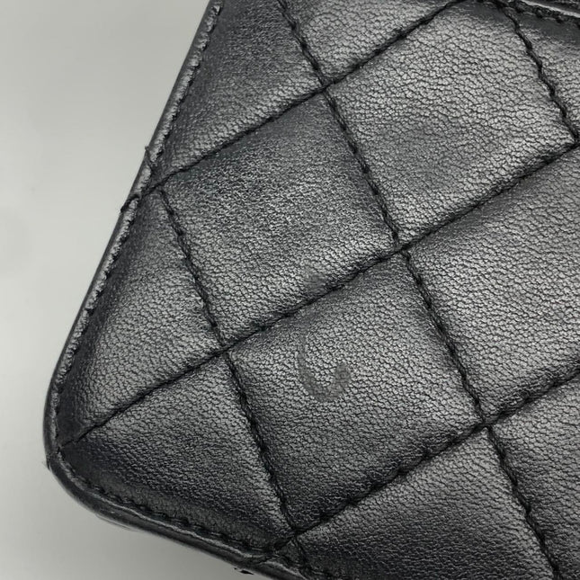 Chanel Mini Beauty Lock Flap Bag Black Lambskin Leather Chain Strap 2017