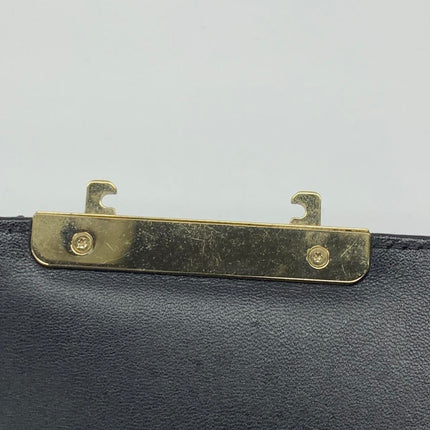 Chanel Mini Beauty Lock Flap Bag Black Lambskin Leather Chain Strap 2017