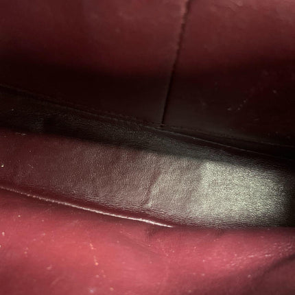 Chanel Timeless Classic Flap Medium Black Lambskin Leather 24k Gold Plated Hardware 2006-2008