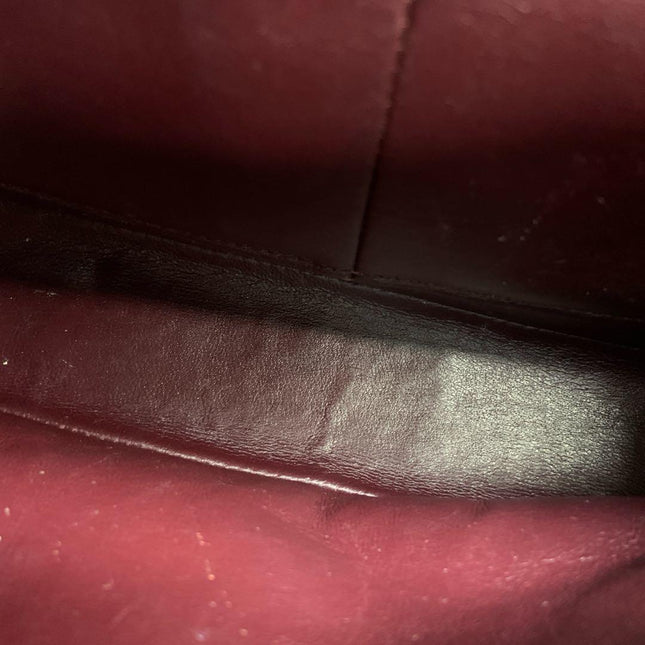 Chanel Timeless Classic Flap Medium Black Lambskin Leather 24k Gold Plated Hardware 2006-2008