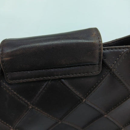 Chanel Vintage Kelly Flap Shoulder Bag Brown Wild Stitch Calfskin leather with Pouch