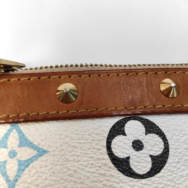Louis Vuitton x Takashi Murakami Pochette Accessoire White Multicolor