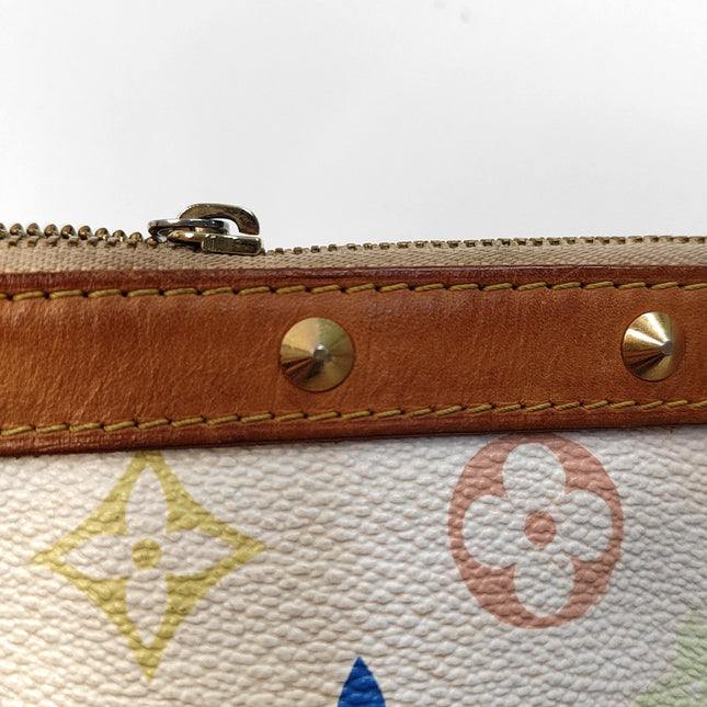 Louis Vuitton x Takashi Murakami Pochette Accessoire White Multicolor
