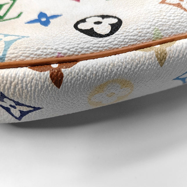 Louis Vuitton x Takashi Murakami Pochette Accessoire White Multicolor