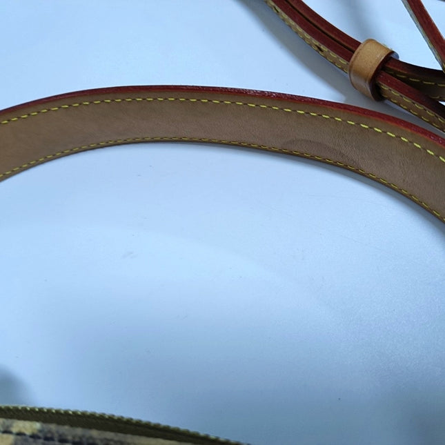Louis Vuitton Side Trunk Medium Monogram Hotel Labels Brown Multicolor