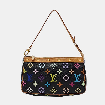 Louis Vuitton x Takashi Murakami Pochette Accessoire Black Multicolor France