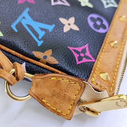 Louis Vuitton x Takashi Murakami Pochette Accessoire Black Multicolor France