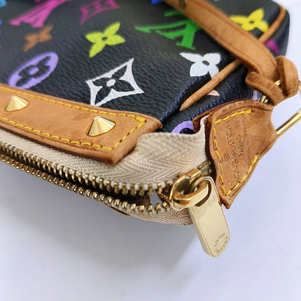 Louis Vuitton x Takashi Murakami Pochette Accessoire Black Multicolor France