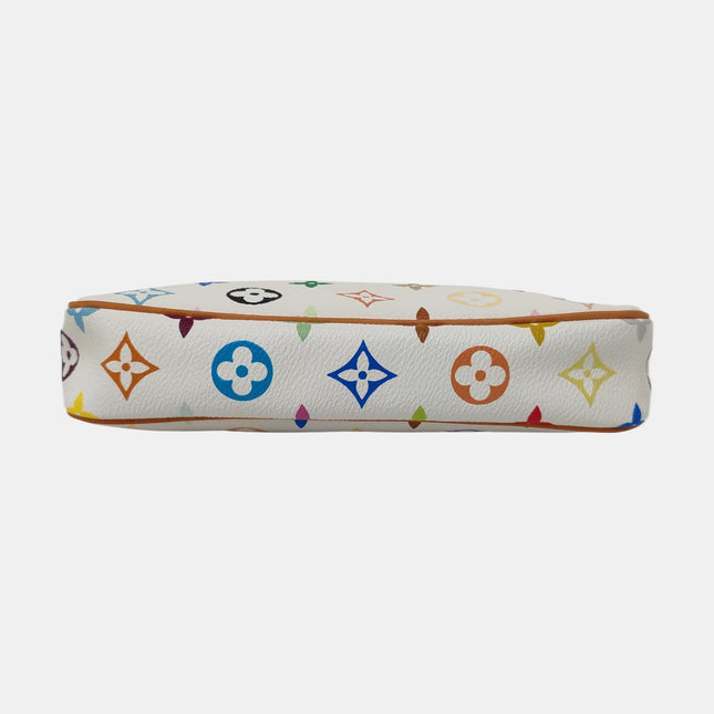 Louis Vuitton x Takashi Murakami Pochette Accessoire White Multicolor