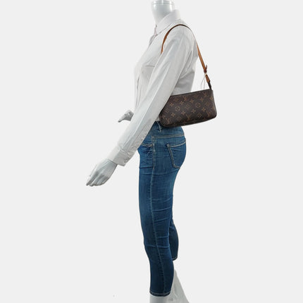 Louis Vuitton Pochette Accessoire Brown Monogram Microchip