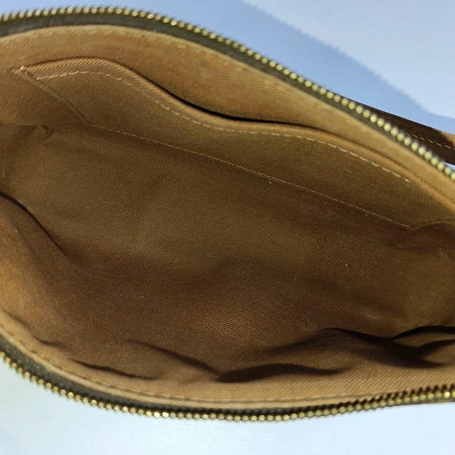 Louis Vuitton Pochette Accessoire Brown Monogram Microchip