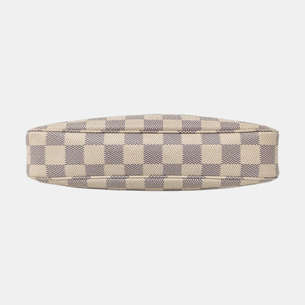 Louis Vuitton Pochette Accessoire White Damier Ebene Monogram