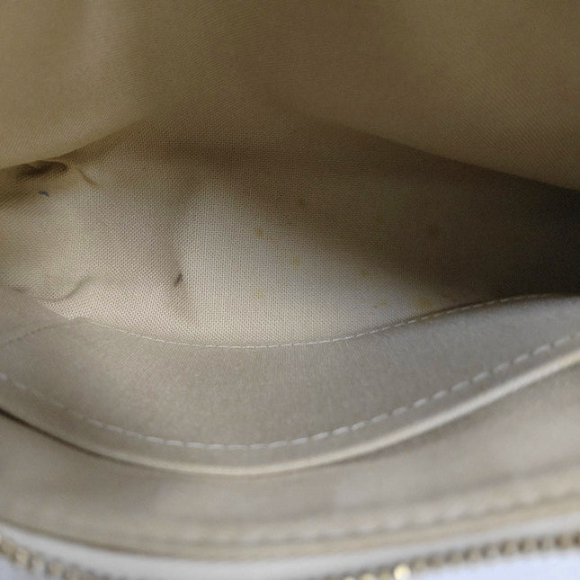 Louis Vuitton Pochette Accessoire White Damier Ebene Monogram