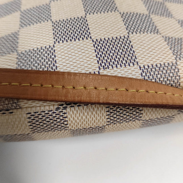 Louis Vuitton Pochette Accessoire White Damier Ebene Monogram