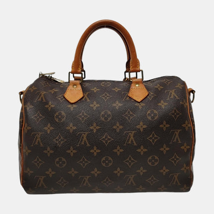 Louis Vuitton Speedy 25 Bandouliere Brown Monogram with Strap
