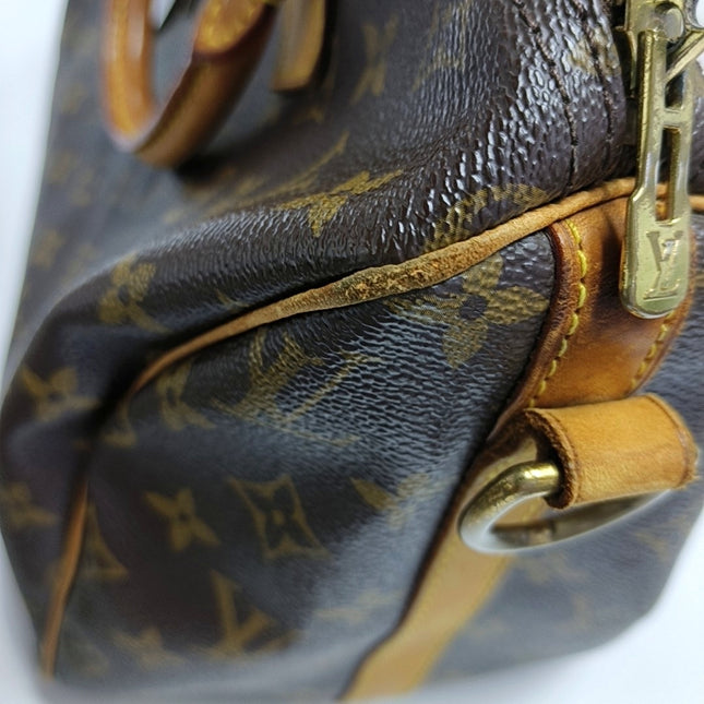 Louis Vuitton Speedy 25 Bandouliere Brown Monogram with Strap