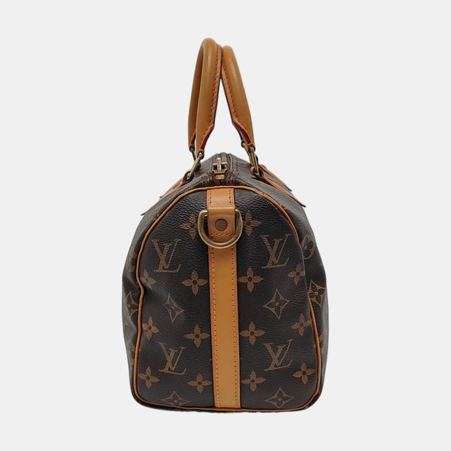 Louis Vuitton Speedy 30 Bandouliere Brown Monogram with Strap