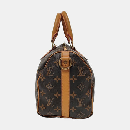 Louis Vuitton Speedy 30 Bandouliere Brown Monogram with Strap