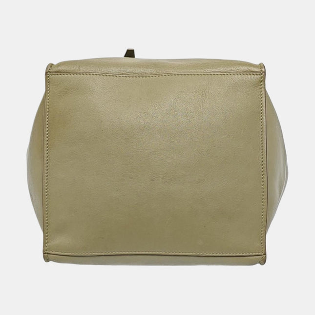 Celine Big Bag Small Green Leather Belted Closure with Strap