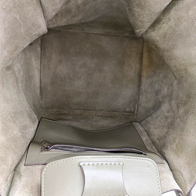 Celine Big Bag Small Green Leather Belted Closure with Strap