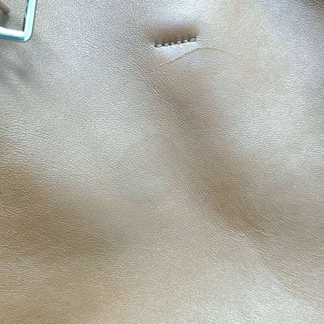 Celine Big Bag Small Tan Brown Leather Belted Closure with Strap