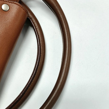 Celine Big Bag Small Tan Brown Leather Belted Closure with Strap