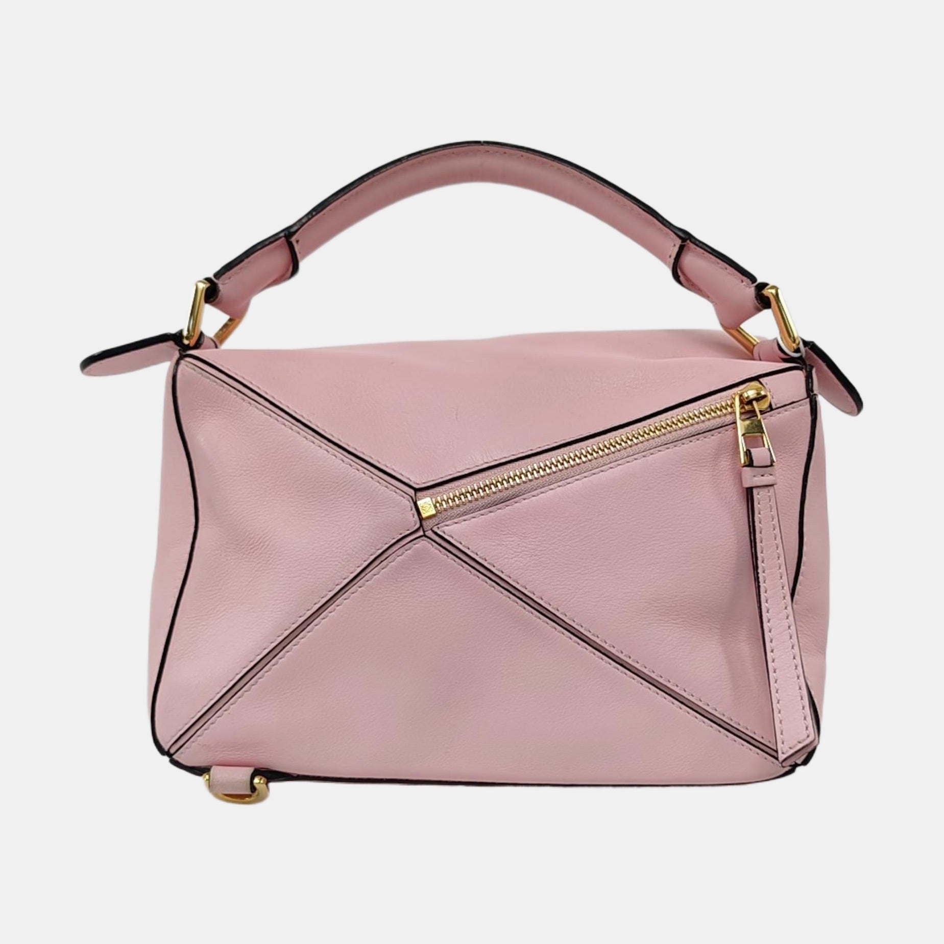 ハンドバッグ LOEWE HAND BAG (A510P60XB0 PECANPARROTPINK) Small Puzzle Edge Landscape bag in nappa calfskin Brown - LOEWE