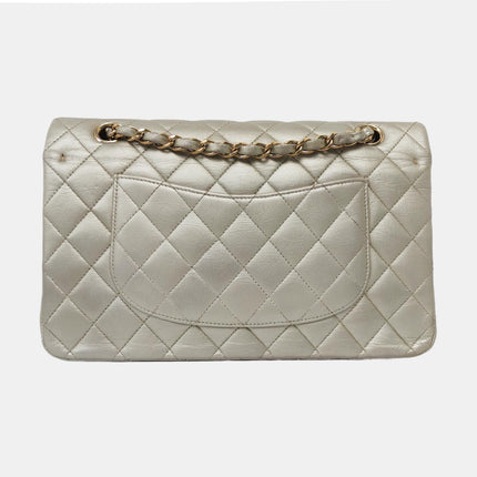 Chanel Classic Flap Medium Gold Lambskin Leather with Gold HW, 2011