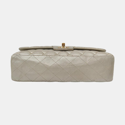 Chanel Classic Flap Medium Gold Lambskin Leather with Gold HW, 2011