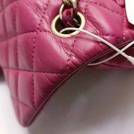 Chanel Classic Flap Rectangular Mini Rose Pink Lambskin Gold Hardware 2012-13