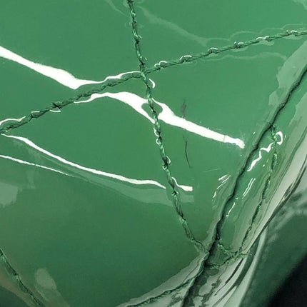 Chanel Classic Flap Rectangular Mini Green Patent Leather Silver Hardware 2016-2017