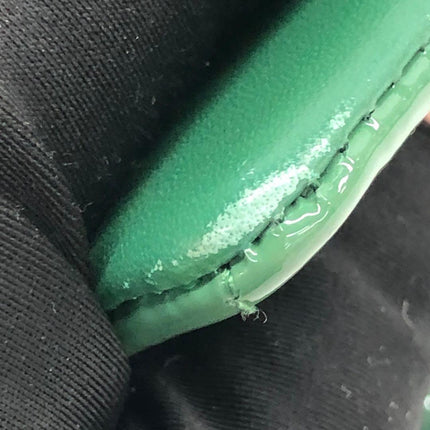 Chanel Classic Flap Rectangular Mini Green Patent Leather Silver Hardware 2016-2017