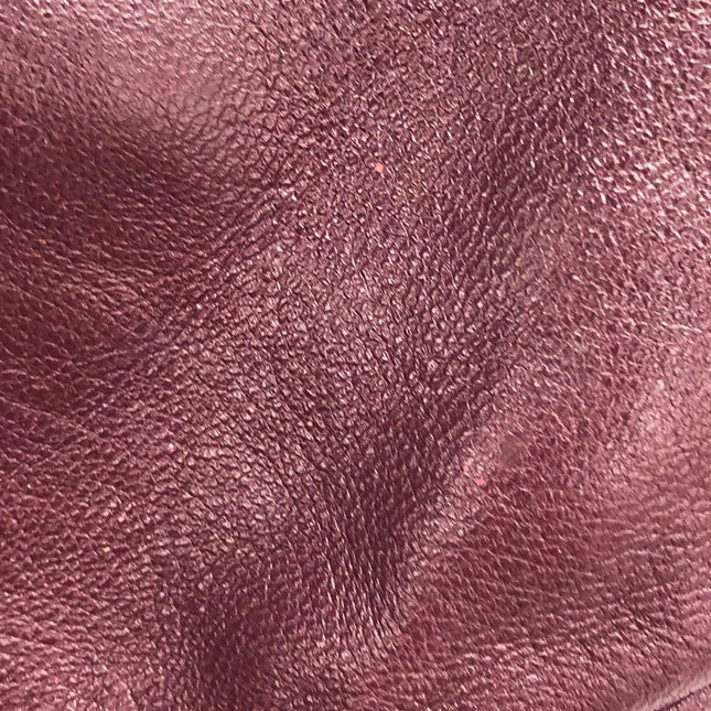 Chanel Vintage Drawstring Mini Bucket Bag Red Lambskin Matelasse