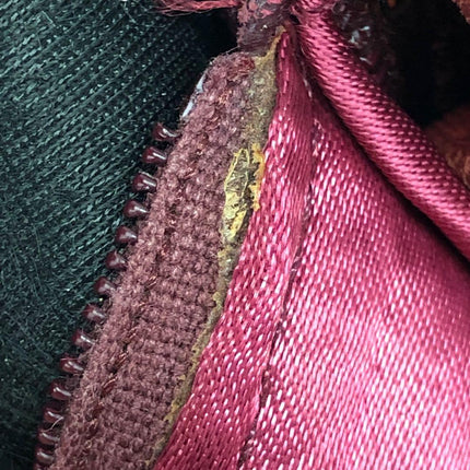 Chanel Vintage Drawstring Mini Bucket Bag Red Lambskin Matelasse