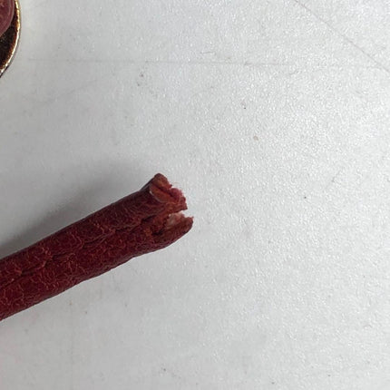 Chanel Vintage Drawstring Mini Bucket Bag Red Lambskin Matelasse