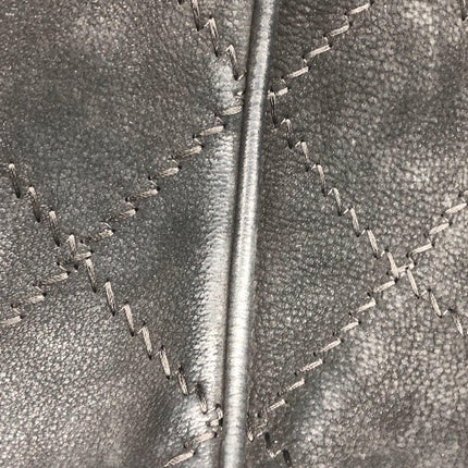 Chanel Nubuck Suede Darjeeling Flap Bag Ultimate Stitch Black Jumbo Bag