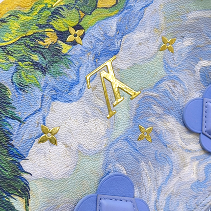 Louis Vuitton x Jeff Koons Speedy 30 Van Gogh Top Handle Bag