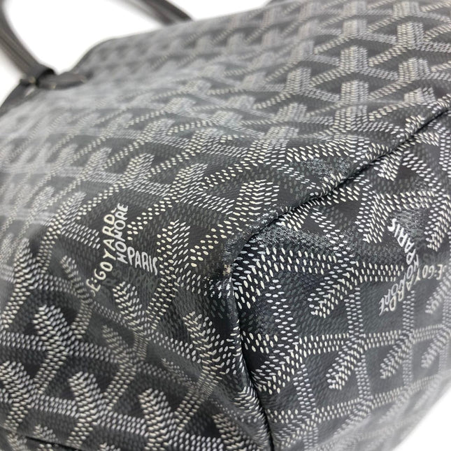 Goyard Saint Louis PM Tote Medium Grey Goyardine Canvas 2019