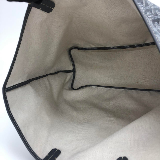 Goyard Saint Louis PM Tote Medium Grey Goyardine Canvas 2019