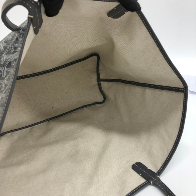 Goyard Saint Louis PM Tote Medium Grey Goyardine Canvas 2019