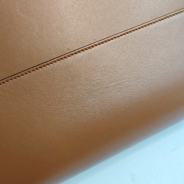 YSL Manhatten Shoulder Bag Brown Shoulder